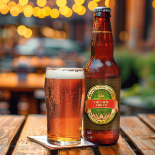 Customer Vintage Home Brew Craft Detailed  Beer Bottle Label