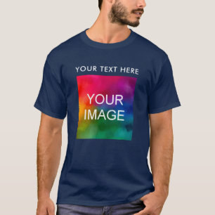 Customer Your Text Here Upload Own Logo or Photo T-Shirt