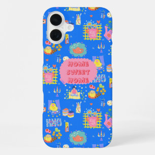 Customermized Home Sweet Home iPhone 16 Plus Case