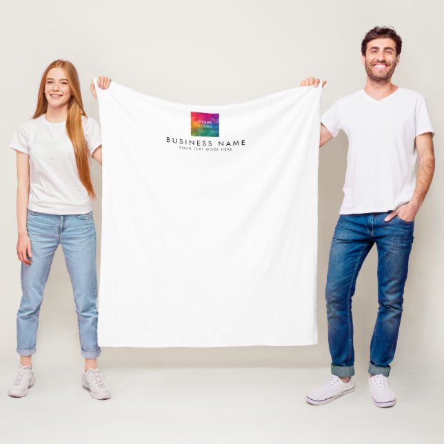 Customers Your Hotel Motel Hostel Logo Here Fleece Blanket (In Situ)