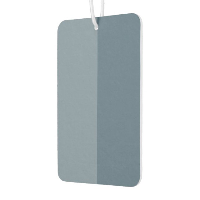 Customiable Two Tone Blue Car Air Freshener (Left)