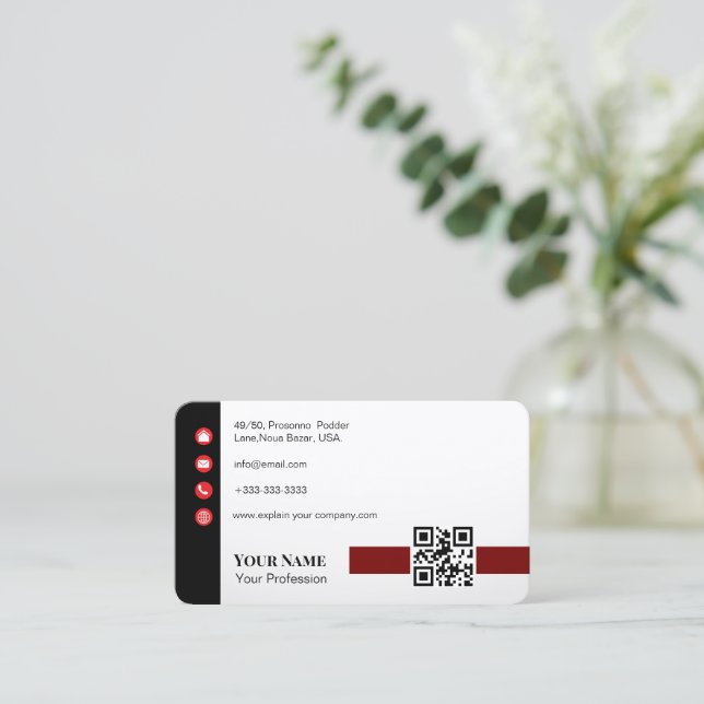   customich Business Card (Standing Front)