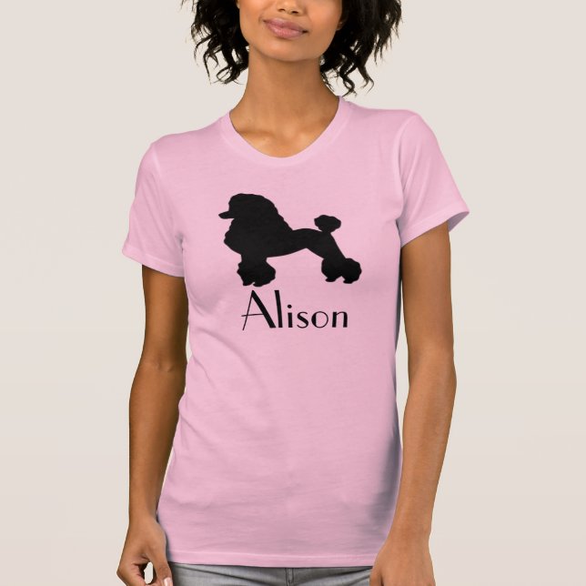 Customisable 1950s Poodle Skirt Inspired T-Shirt (Front)
