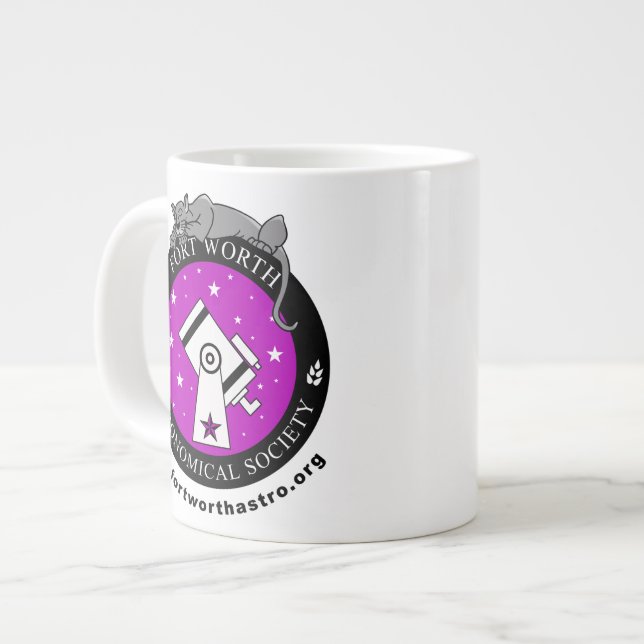 Customisable 20oz Jumbo Style FWAS Coffee Mug (Front Left)