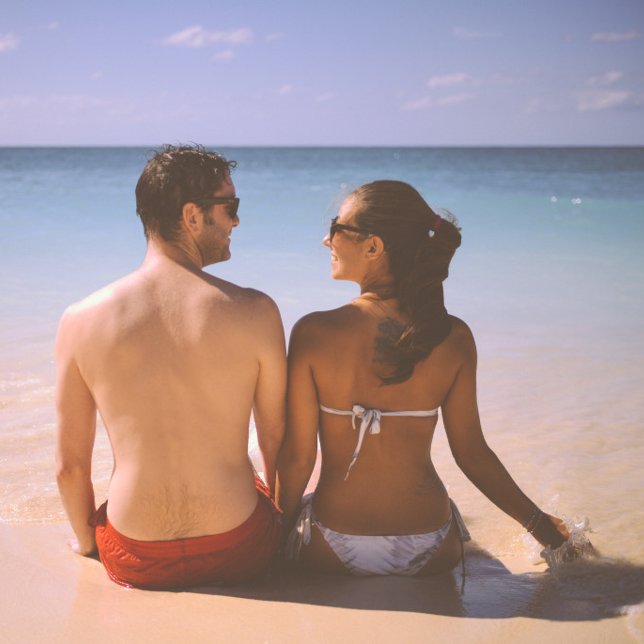 Customisable 2-sided Elegant Scrolls 2 Photo Ceramic Ornament (lovely)