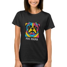 customisable 3 tone pug mama