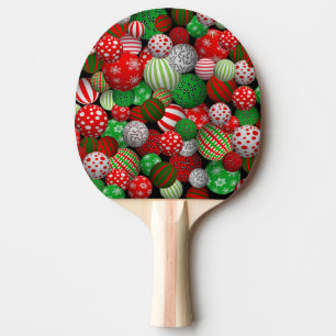 Customisable 3D Christmas Balls Ping Pong Paddle