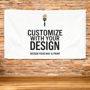 Customisable 3'x5' Blank Event Display Sign Banner