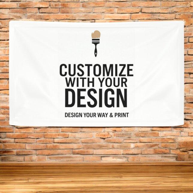 Customisable 3'x5' Blank Event Display Sign Banner (Creator Uploaded)