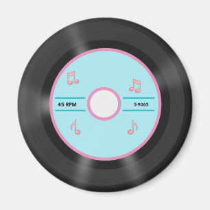 Customisable 45 Record Magnet