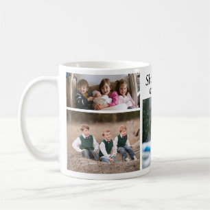 Customisable 4 Photo Coffee Mug
