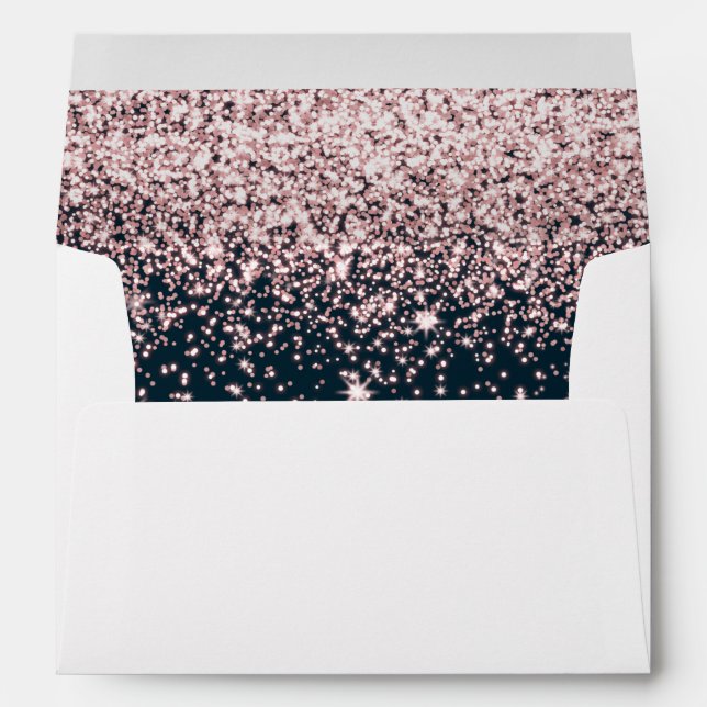 Customisable 50 & Fabulous Rose Gold 50th Birthday Envelope (Back (Bottom))