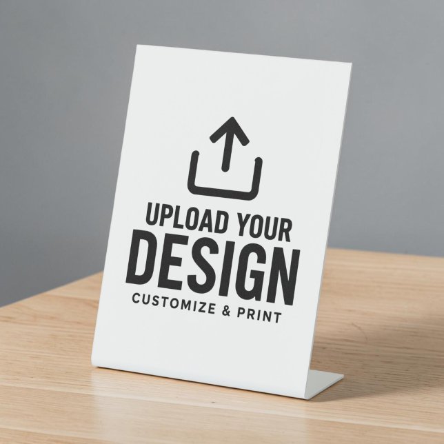 Customisable 6x8" Blank Business Display Sign  (Creator Uploaded)