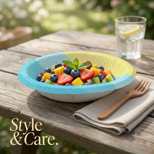 Customisable 7-Inch Paper Bowl for Events Plate