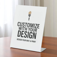 Customisable 8x10" Blank Event Display Sign 