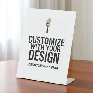 Customisable 8x10" Blank Event Display Sign 