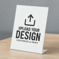 Customisable 8x10" Blank Template Display Sign