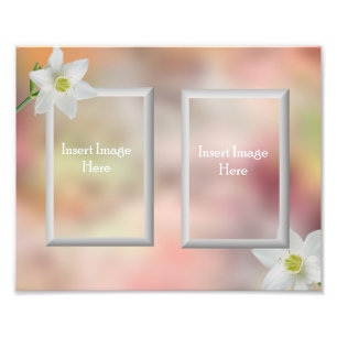 Customisable 8x10 picture frame insert photo print