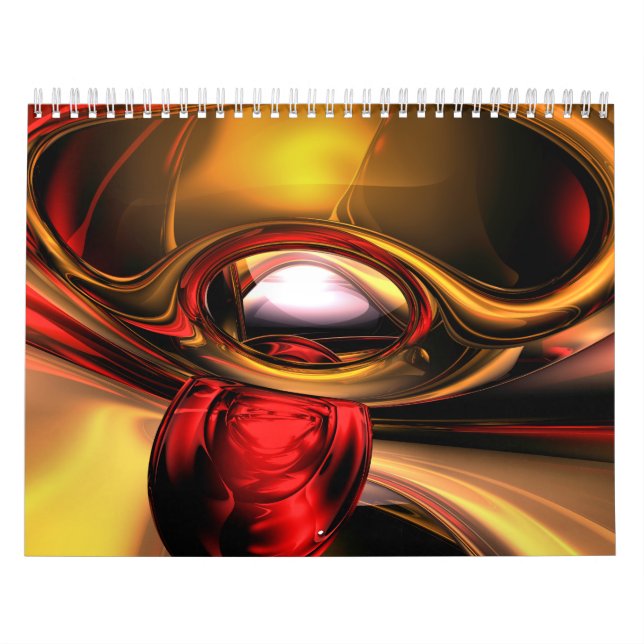Customisable Abstract Art Calendar V5 (Cover)