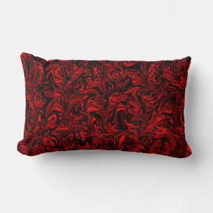Customisable Abstract Swirl Lumbar Cushion