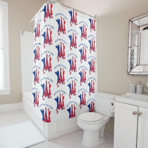 Customisable ADDICTED TO PARIS Shower Curtain