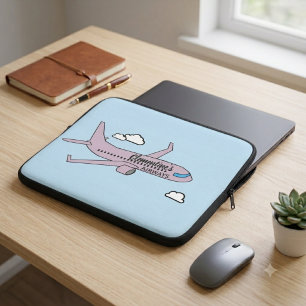 Customisable Aeroplane Laptop Sleeve
