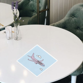 Customisable Aeroplane Napkin
