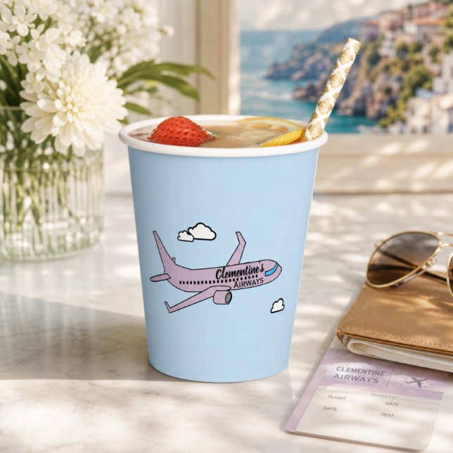 Customisable Aeroplane  Paper Cups (Creator Uploaded)