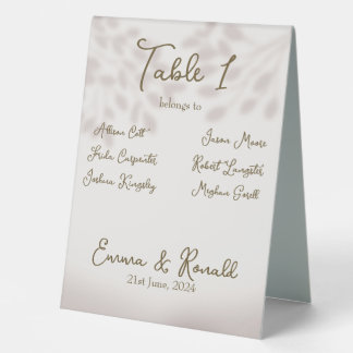 Customisable Aesthetic Table Top Sign (Two in One)