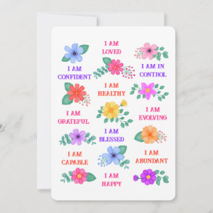 Customisable Affirmation Inspirational Motivation