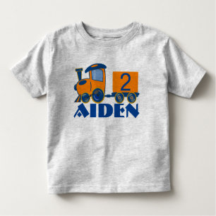 Customisable Age Birthday Train Toddler T-Shirt