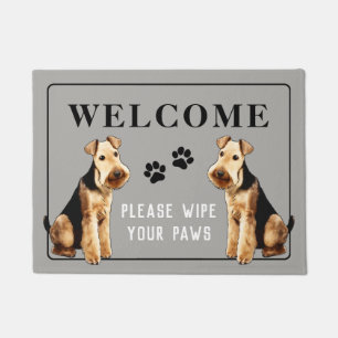 Customisable Airedale Terrier Doormat