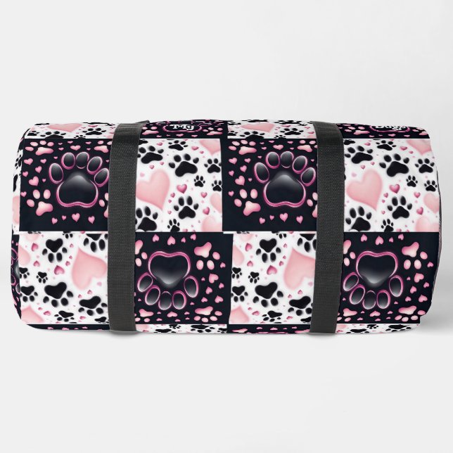 Customisable All-Over Print Large Duffel Bag (Bottom)