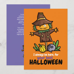 Customisable Always be best Halloween Thank You Card