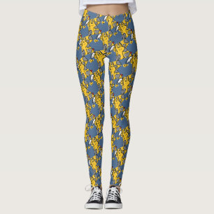 Customisable Angel Giraffe Doodle Leggings