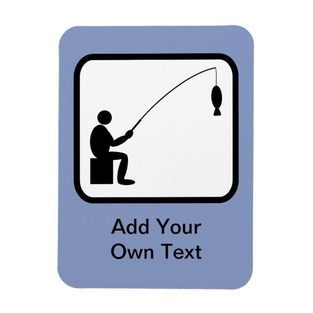 Customisable Angler Logo Magnet (Vertical)