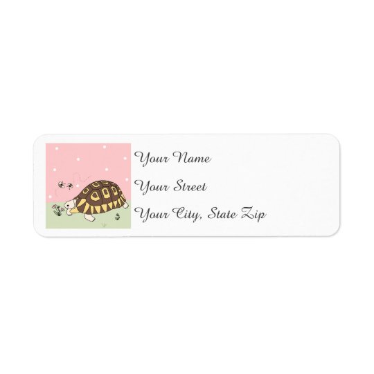 Customisable Angulate Tortoise Labels