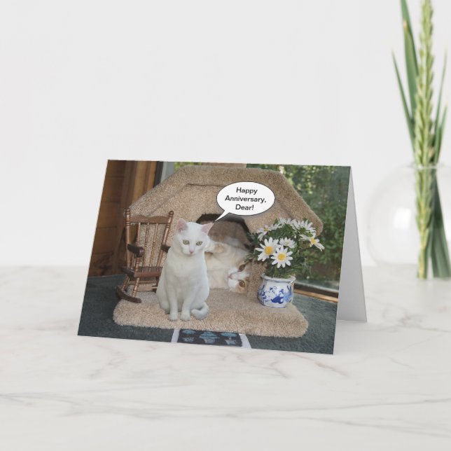 Customisable Anniversary Card (Front)