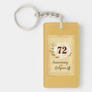 Customisable Anniversary of Religious Life Nun Key Ring