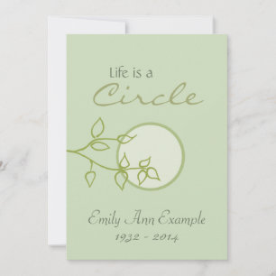 Customisable Announcement of Death (Leaves)