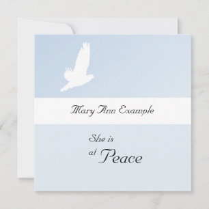 Customisable Announcement of Death / Passing