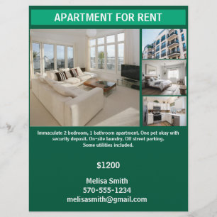 Customisable Apartment for Rent Flyer