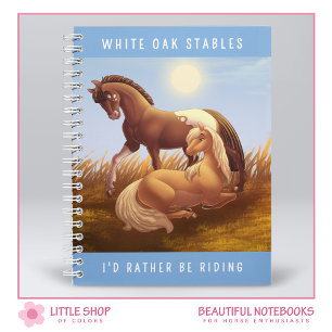Customisable Appaloosa Palomino Horse Notebook