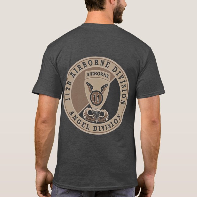 Customisable Arctic Airborne Desert Crest T-Shirt (Back)