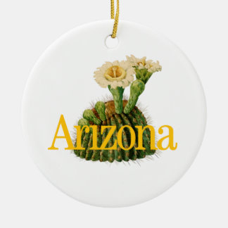 Customisable Arizona Ornament with Saguaro Cactus