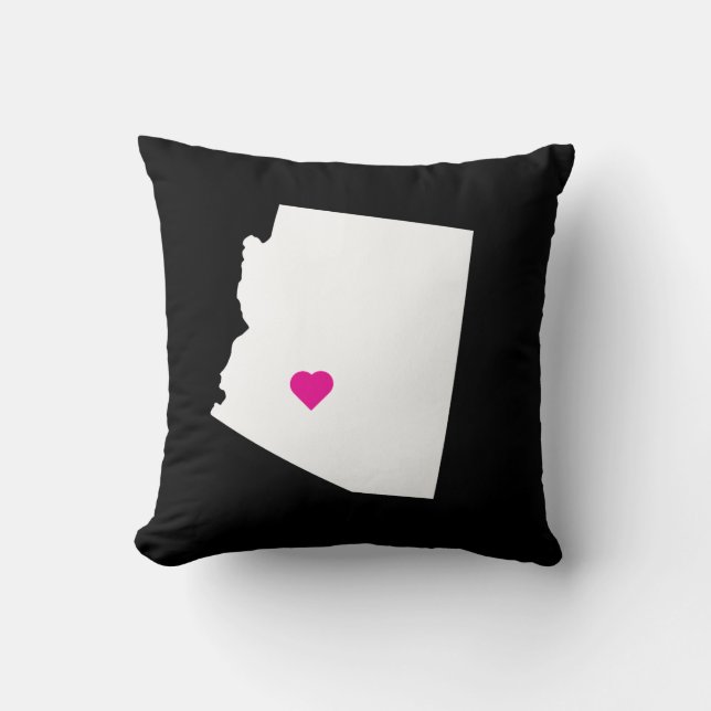 Customisable Arizona State Love Reversible Pillow (Front)
