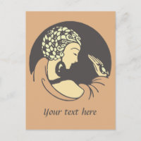 Customisable Art Nouveau design