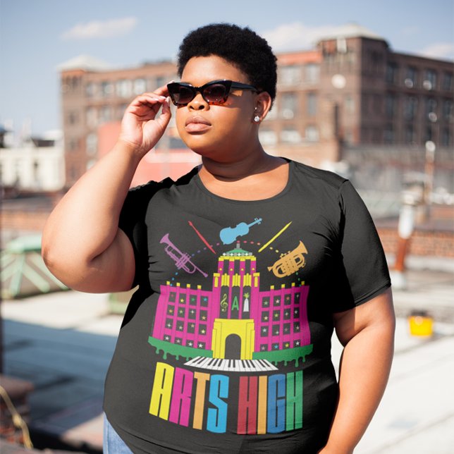 Customisable Arts High School Creative Building T-Shirt (Creator Uploaded)