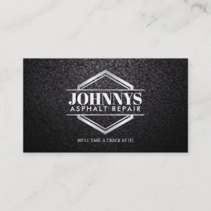 Customisable Asphalt Repair Business Cards