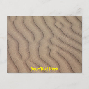 Customisable Atacama Desert sand ripples Postcard